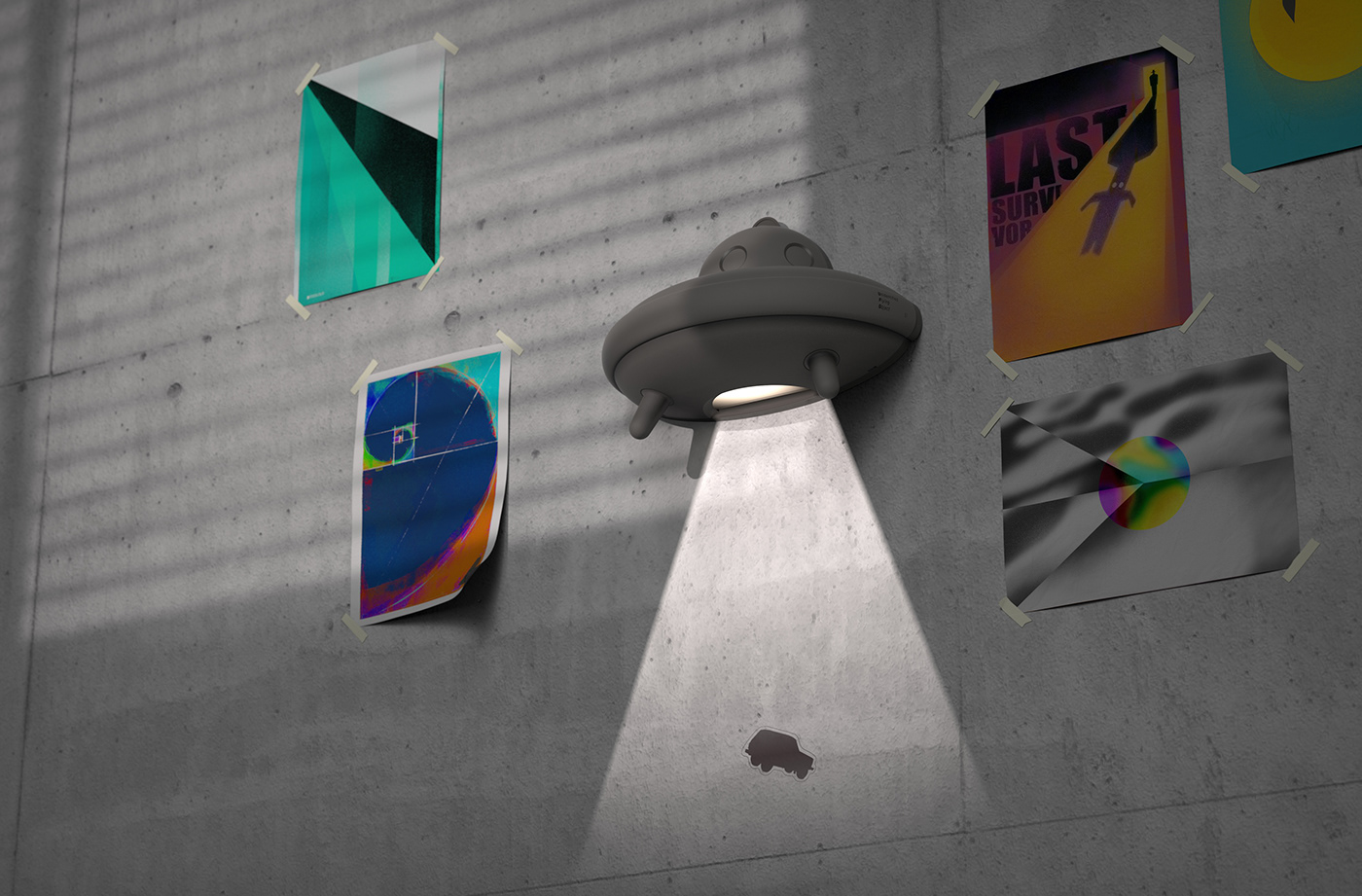 Jonggun Kim，lighting，Lighting，ufo，MYSTIC，Wall lamp，