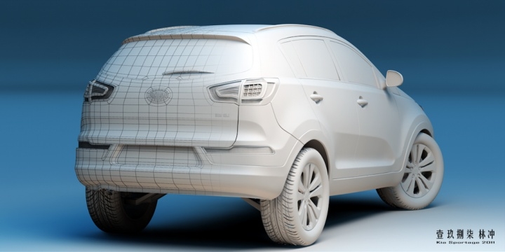 Automobile design，design sketch，Modeling rendering，