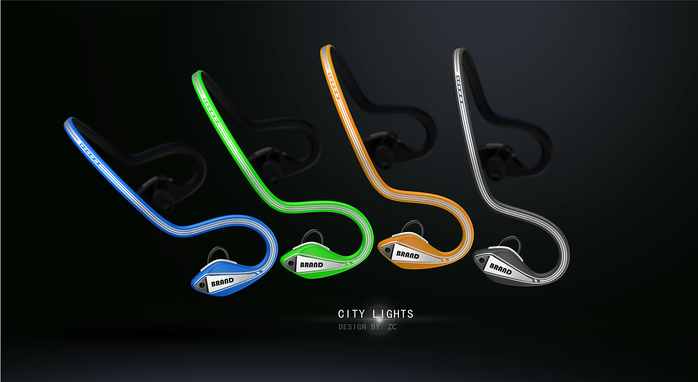 Sports headset，headset，Consumer electronics，industrial design，product design，