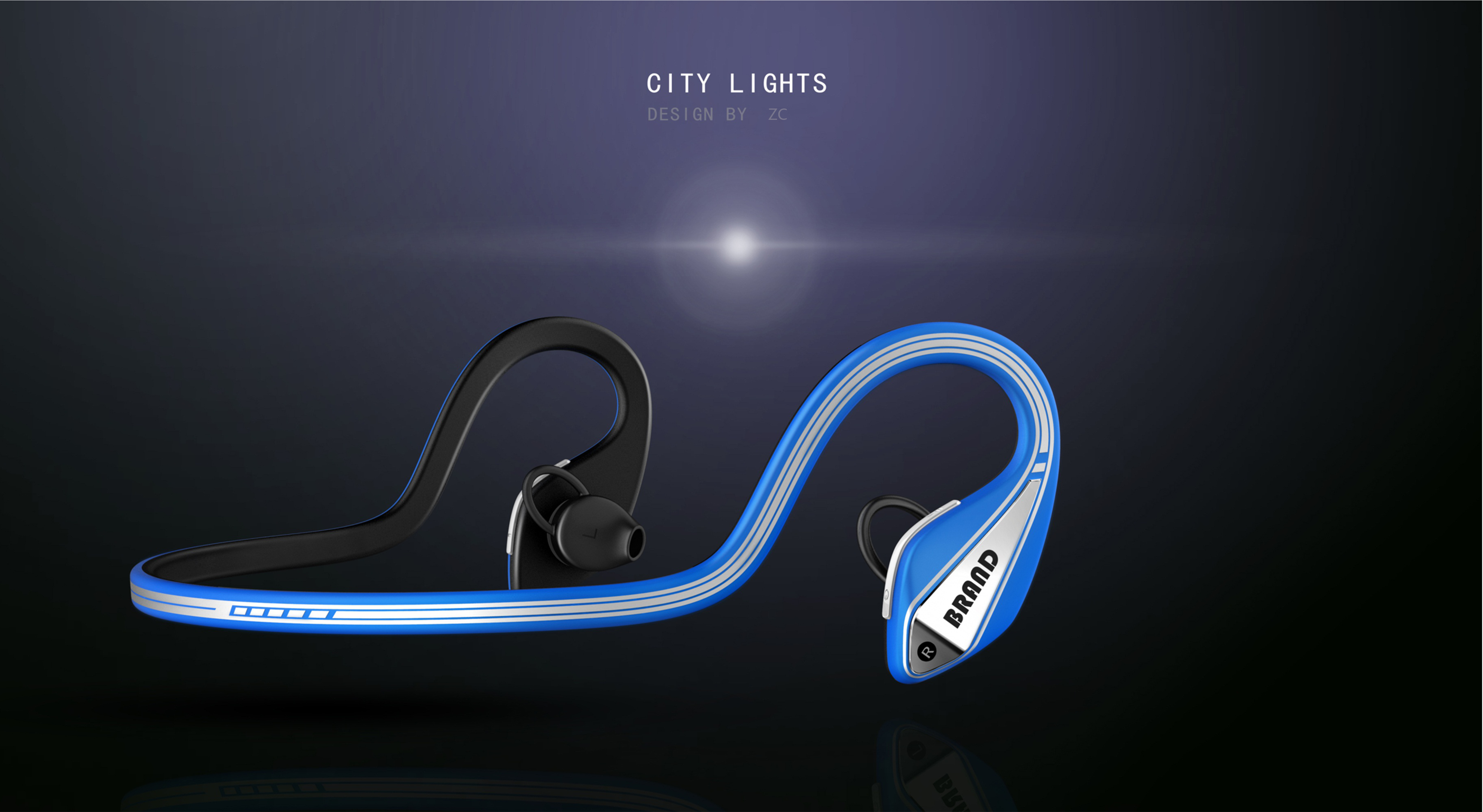 Sports headset，headset，Consumer electronics，industrial design，product design，