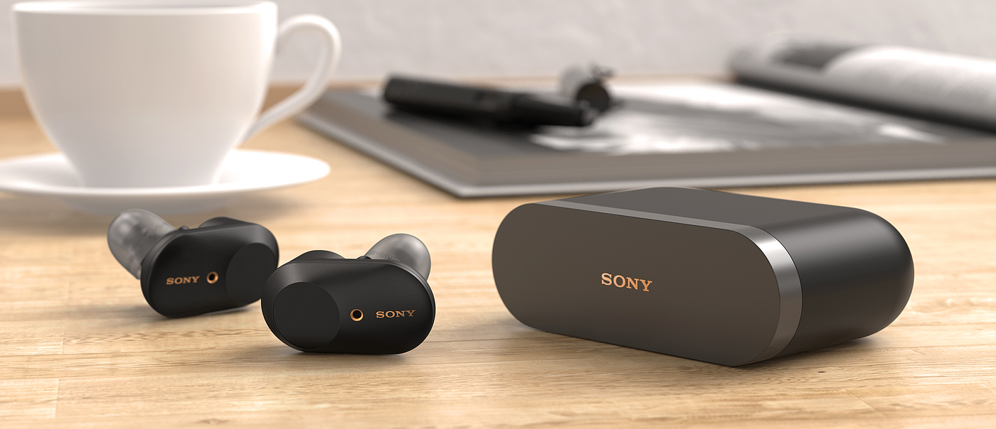 sony，Product rendering，