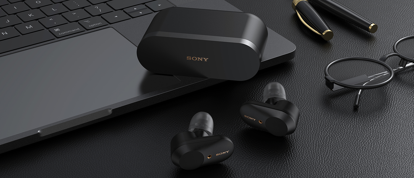 sony，Product rendering，