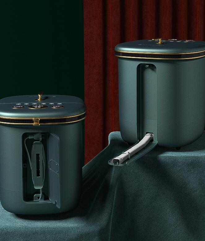 Retro wind foot bath，