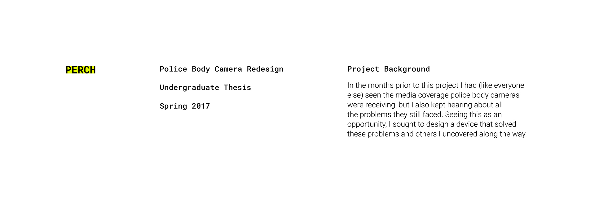 perch，Portable camera，Police equipment，