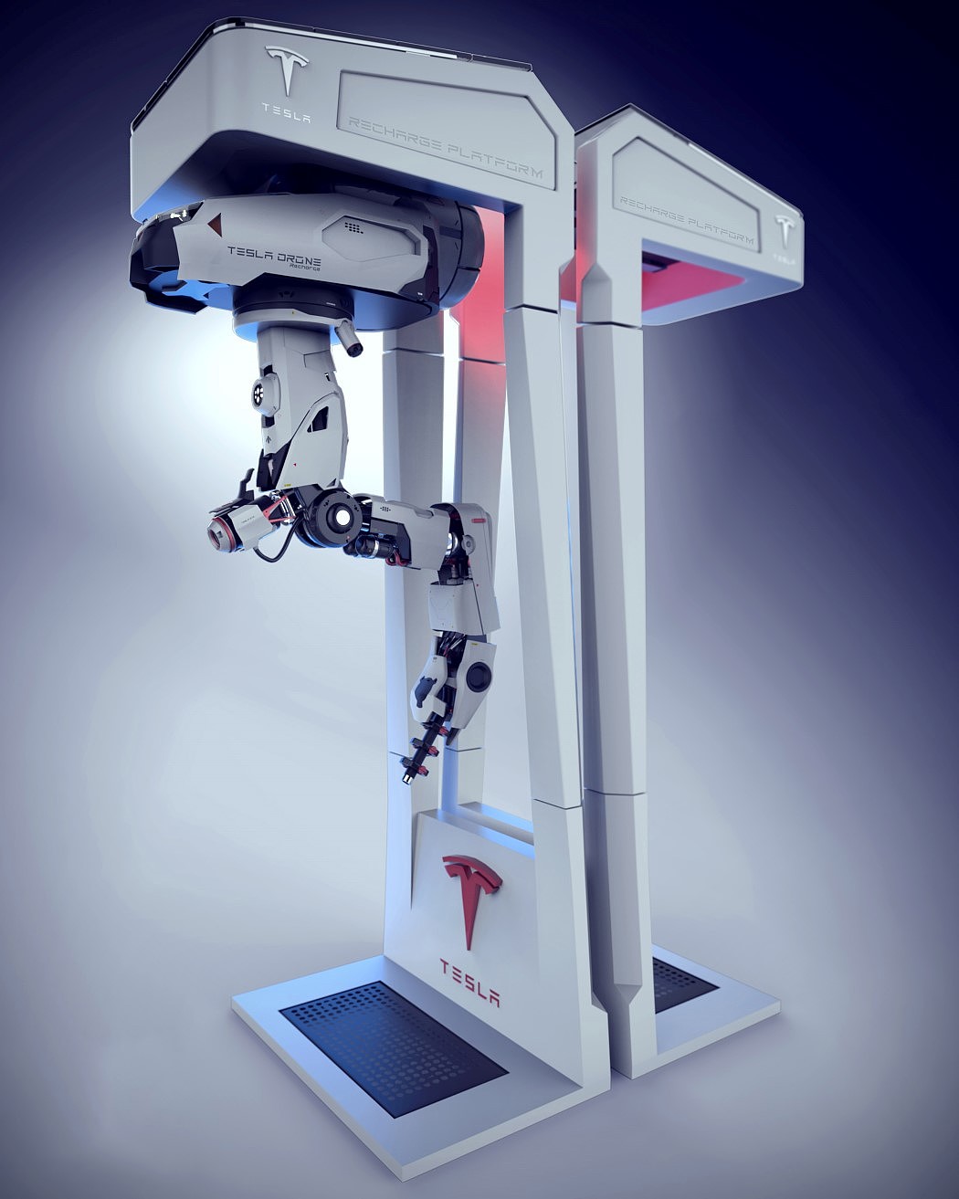 Automatic return，UAV，electric vehicle，Charging terminal，