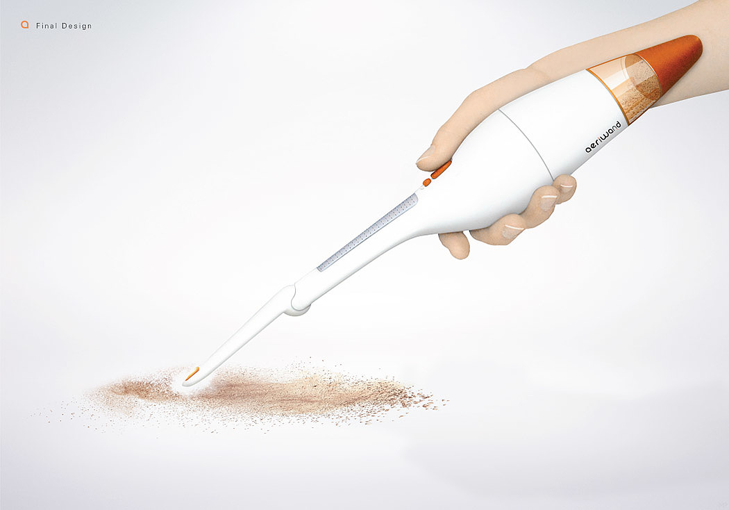 Vacuum cleaner，Small suction head，180 degree rotation，static electricity，