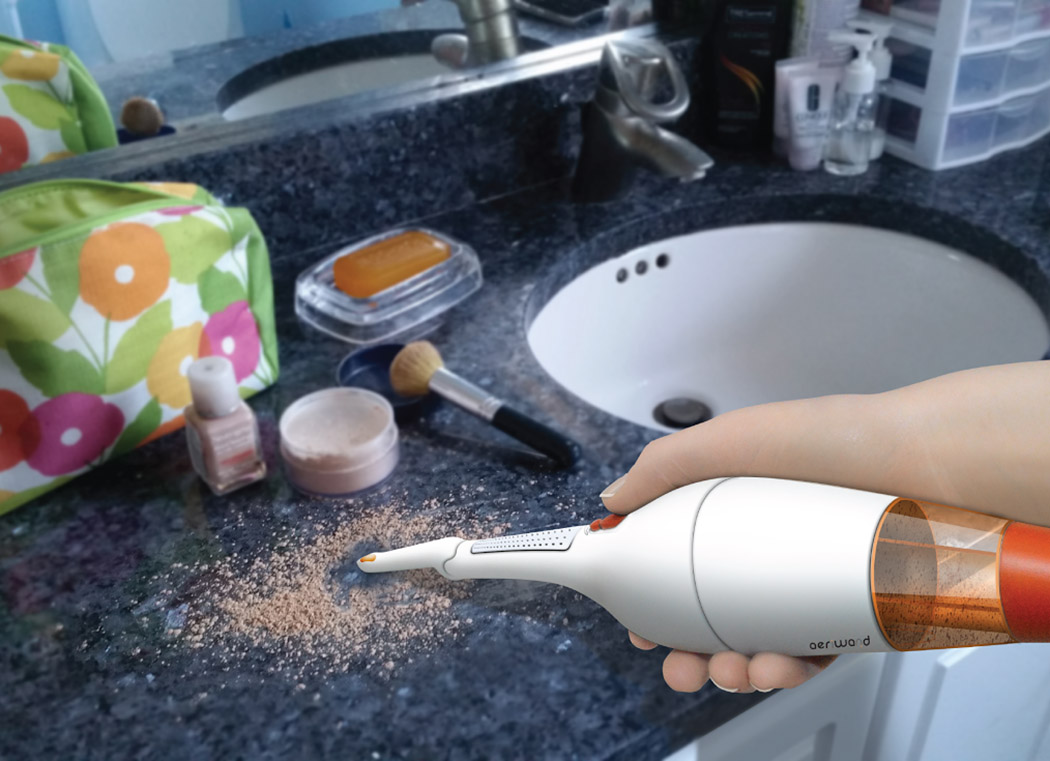 Vacuum cleaner，Small suction head，180 degree rotation，static electricity，