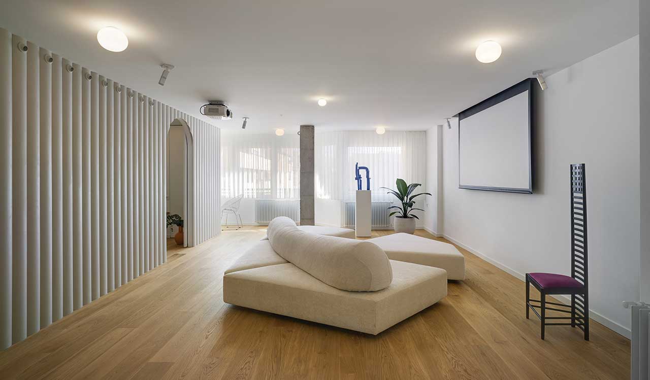 Lab House，Apartment reconstruction，Murcia，Open space，white，