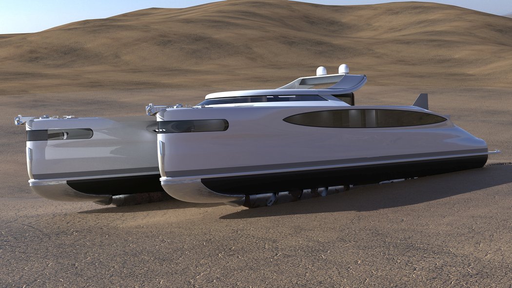 ship，amphibious，sea and land，Crab，solar energy，