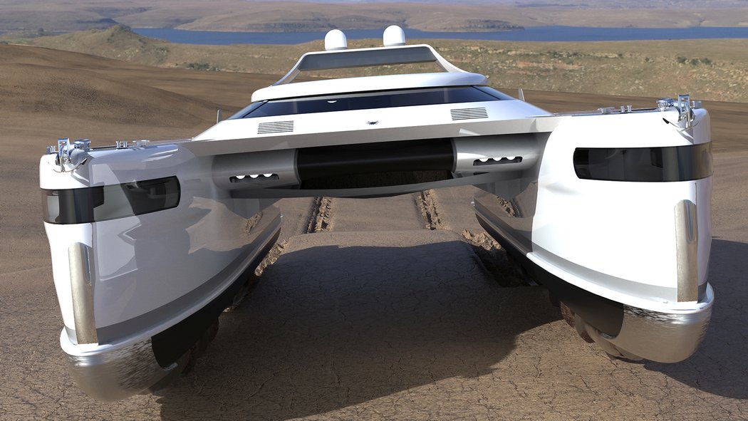 ship，amphibious，sea and land，Crab，solar energy，