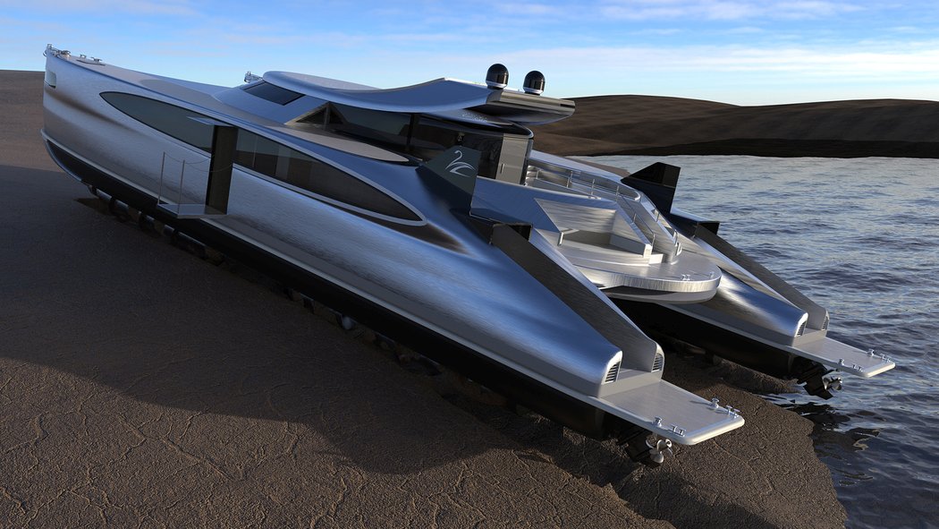 ship，amphibious，sea and land，Crab，solar energy，