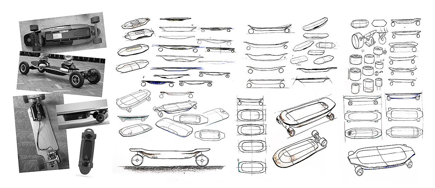 Skate，city，Glide，Electric，