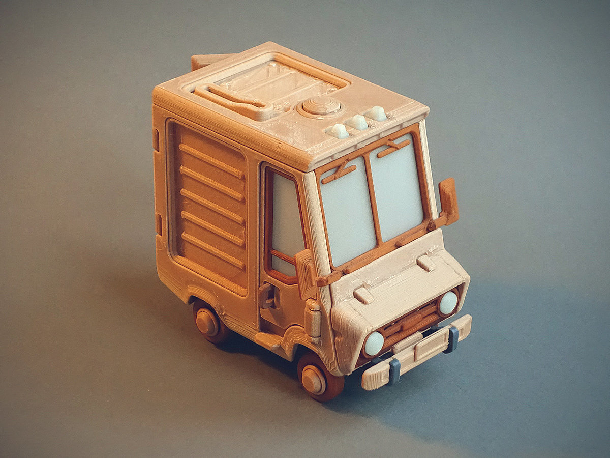 3D printing，Toys，Cartoon，train，