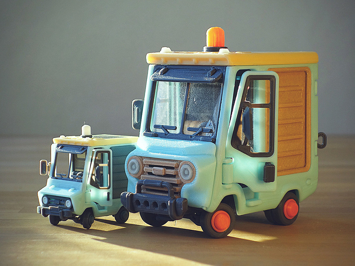 3D printing，Toys，Cartoon，train，