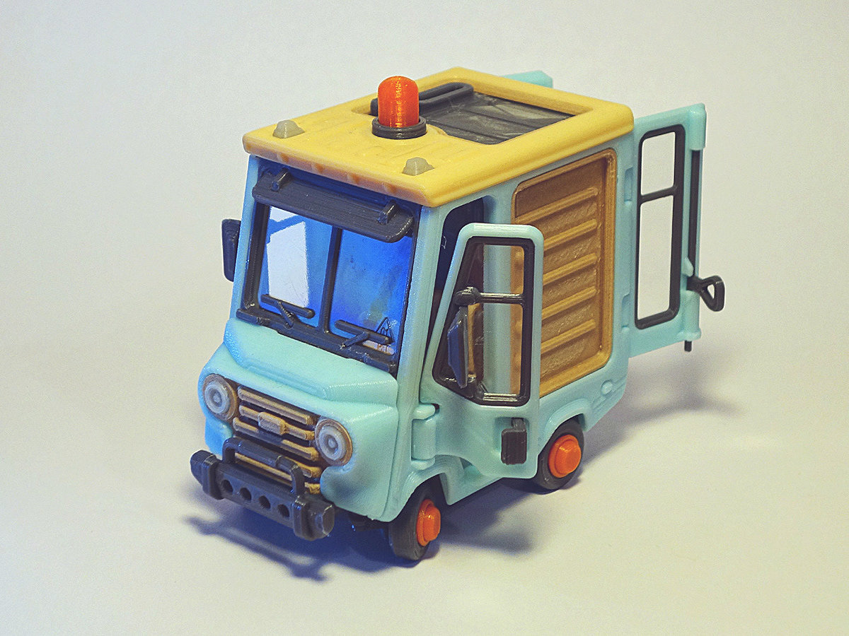 3D printing，Toys，Cartoon，train，