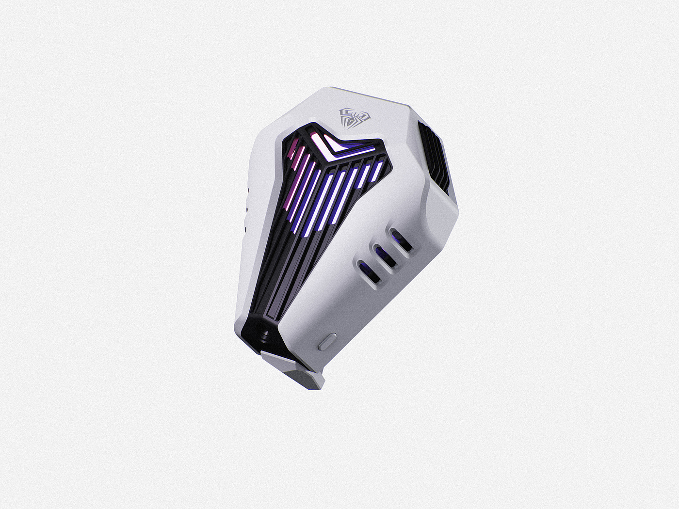 Mobile phone radiator，radiator，Game accessories，Chicken eating accessories，product design，Cyberpunk，Mecha，