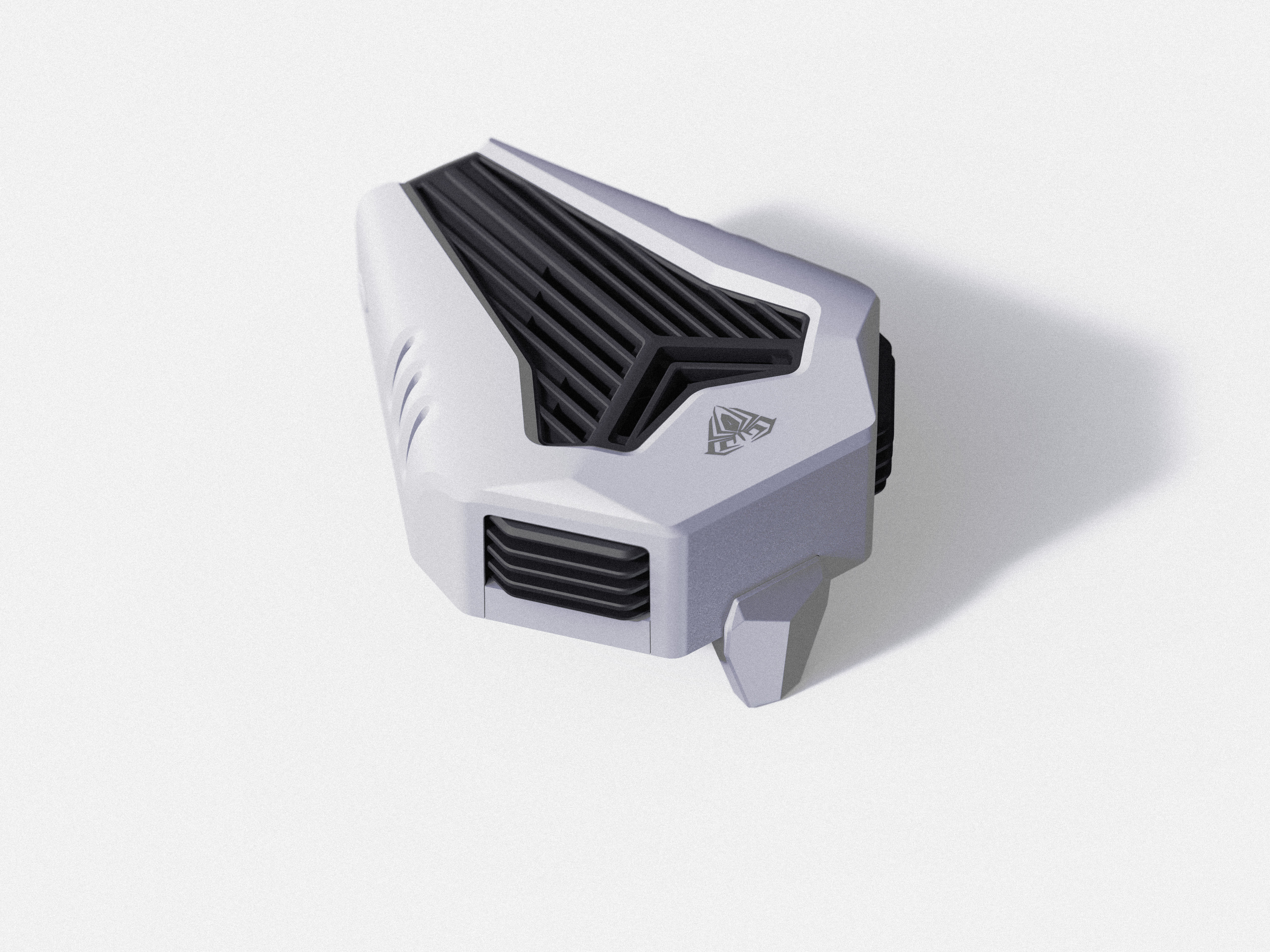 Mobile phone radiator，radiator，Game accessories，Chicken eating accessories，product design，Cyberpunk，Mecha，