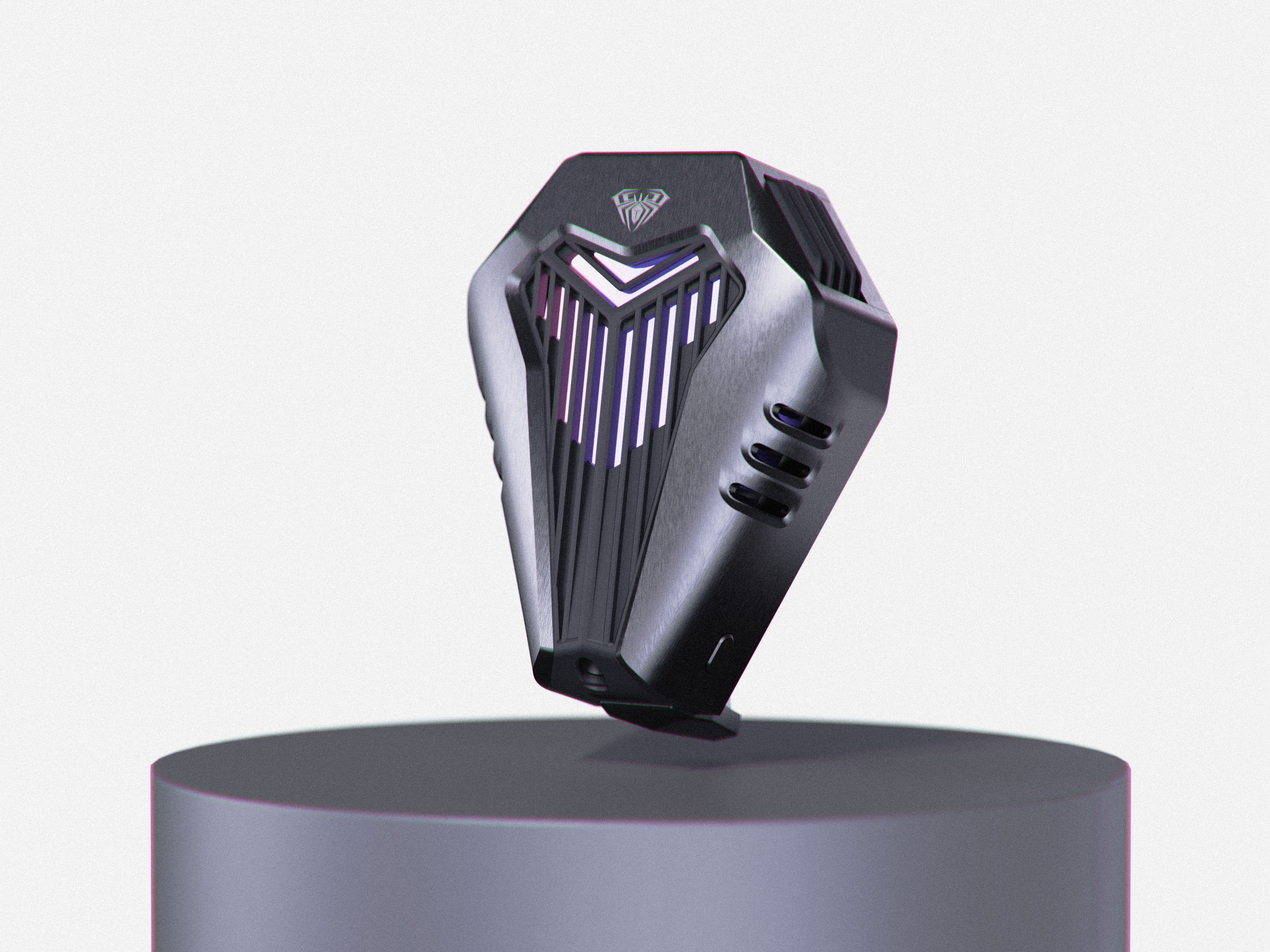 Mobile phone radiator，radiator，Game accessories，Chicken eating accessories，product design，Cyberpunk，Mecha，