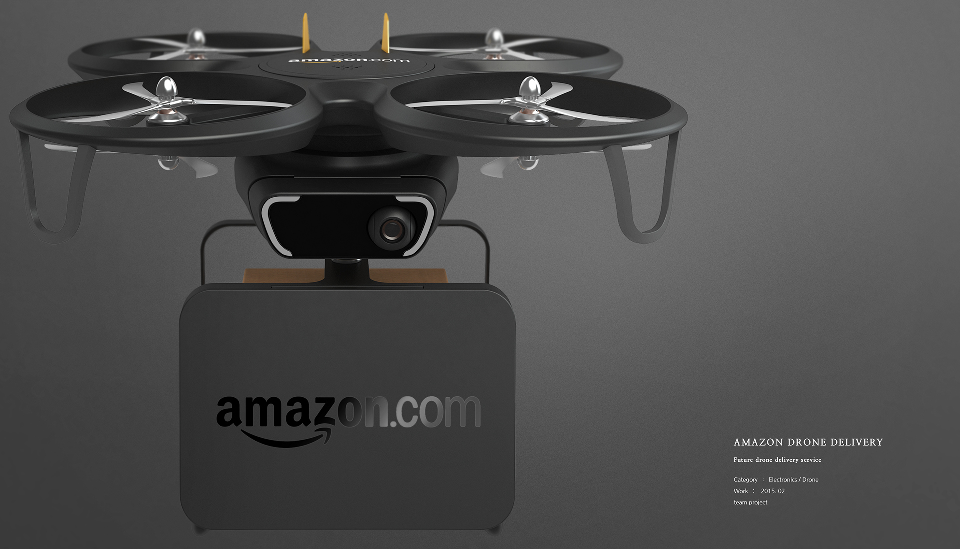 Harry Potter，Amazon，Delivery drone，Parcel box，conceptual design，