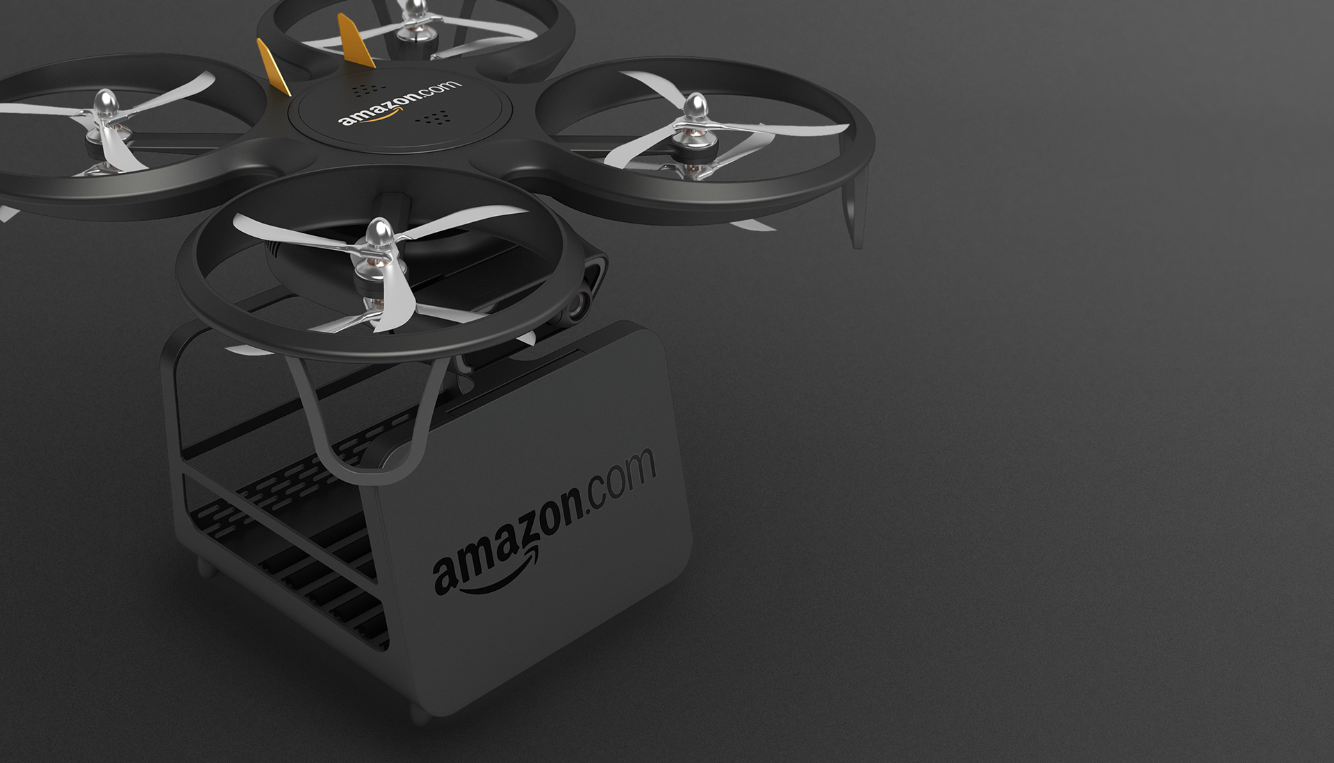 Harry Potter，Amazon，Delivery drone，Parcel box，conceptual design，