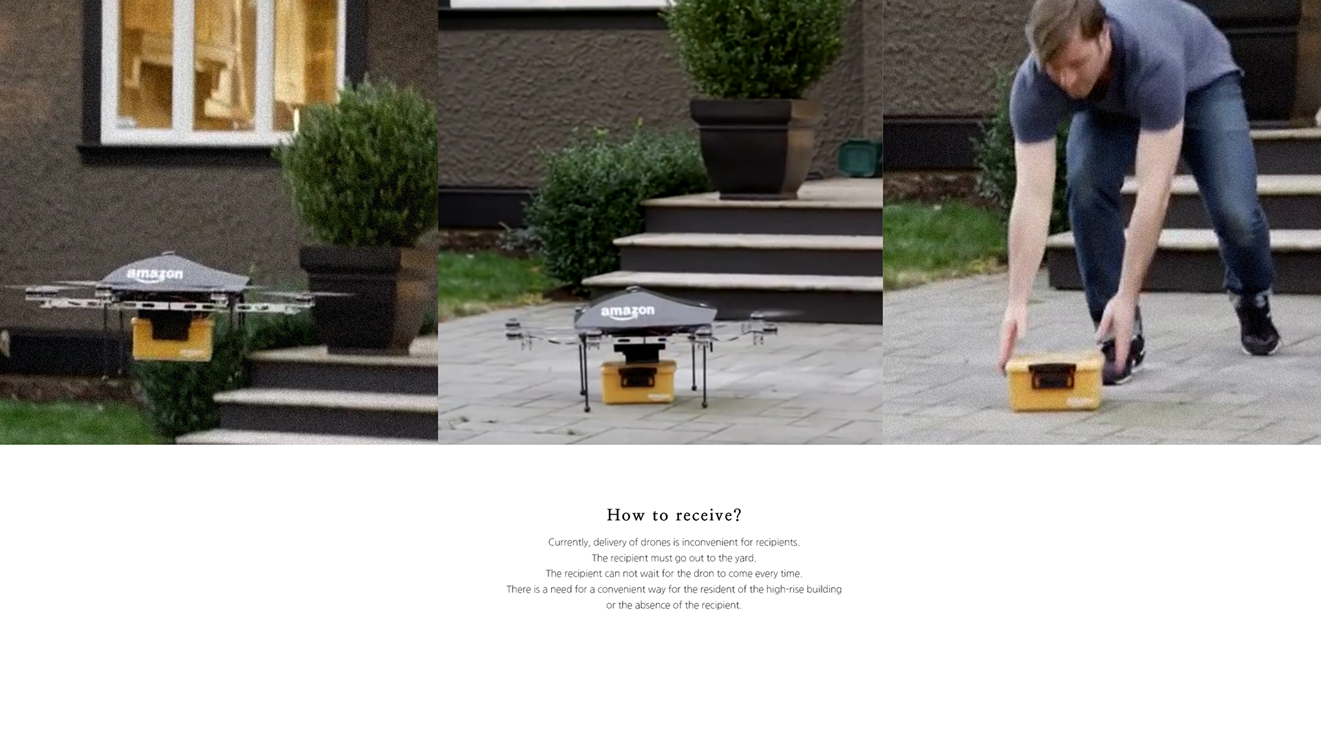 Harry Potter，Amazon，Delivery drone，Parcel box，conceptual design，