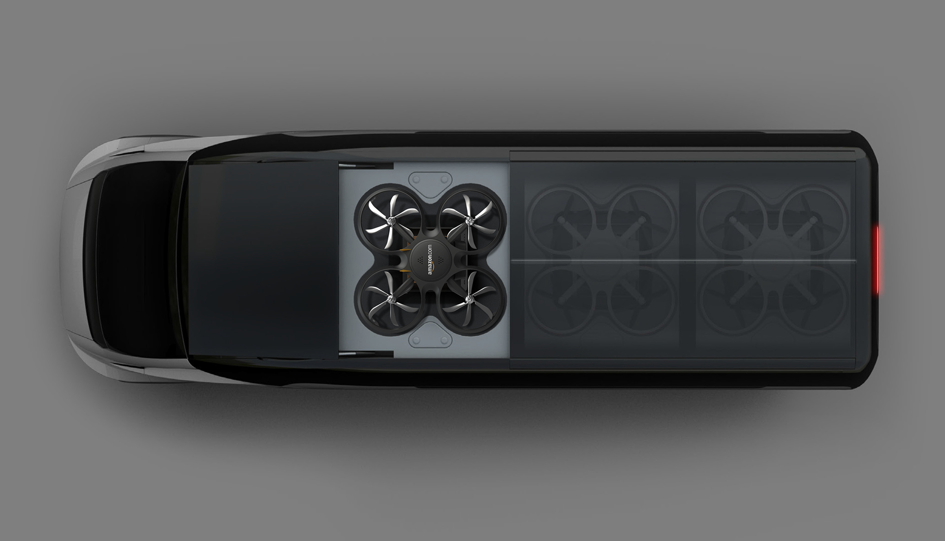 Harry Potter，Amazon，Delivery drone，Parcel box，conceptual design，