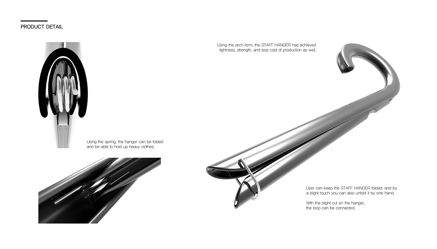 Red dot ，Easy to use，Staff coat hanger，If Award，