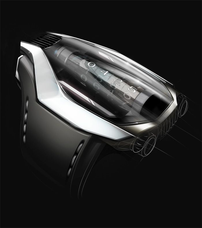 Watch design，Hand painted ，