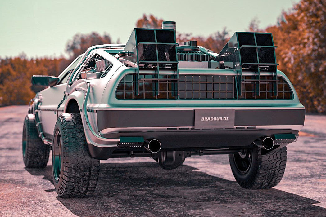 Off-road vehicle，DeLorean，concept，