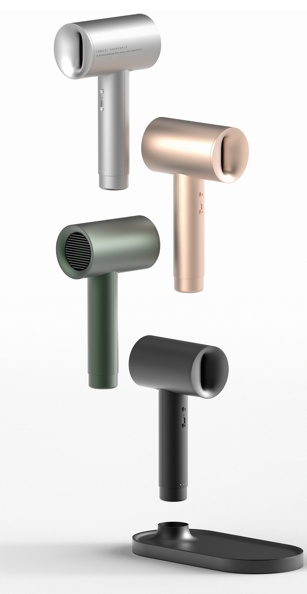 melt，hair drier，wireless，esthetics，CMF element，