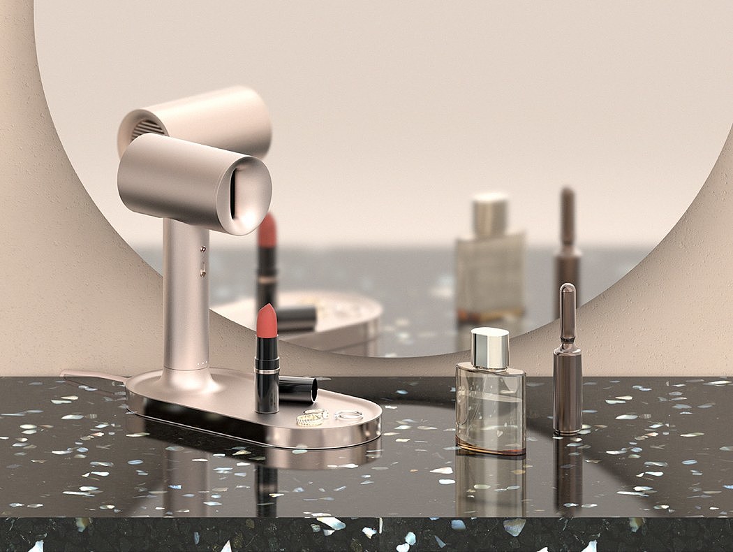 melt，hair drier，wireless，esthetics，CMF element，