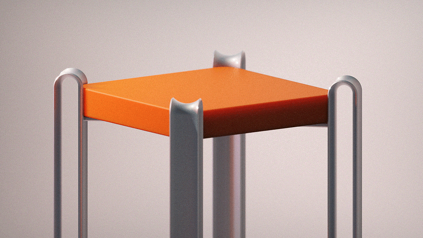 stool，furniture，Render，