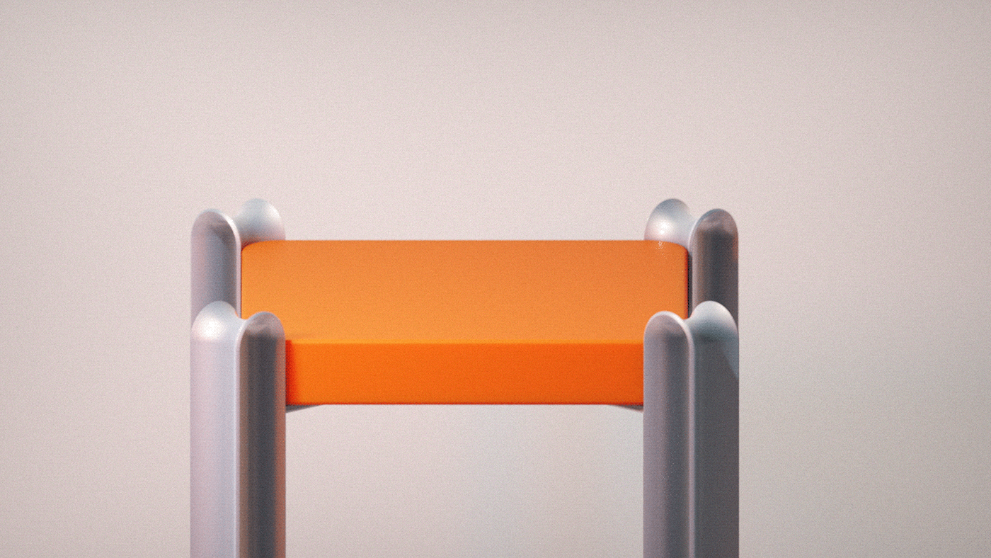 stool，furniture，Render，