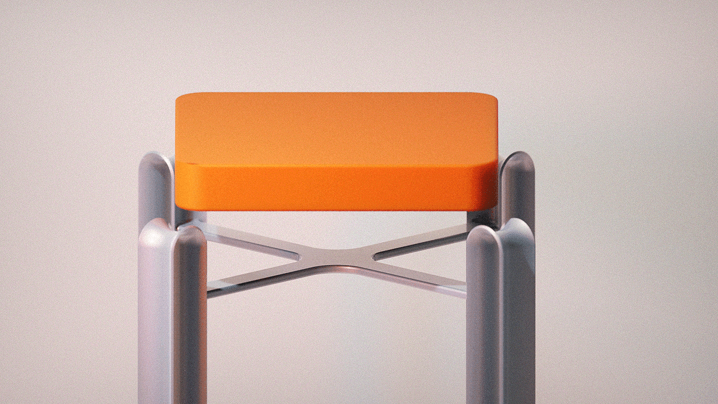 stool，furniture，Render，
