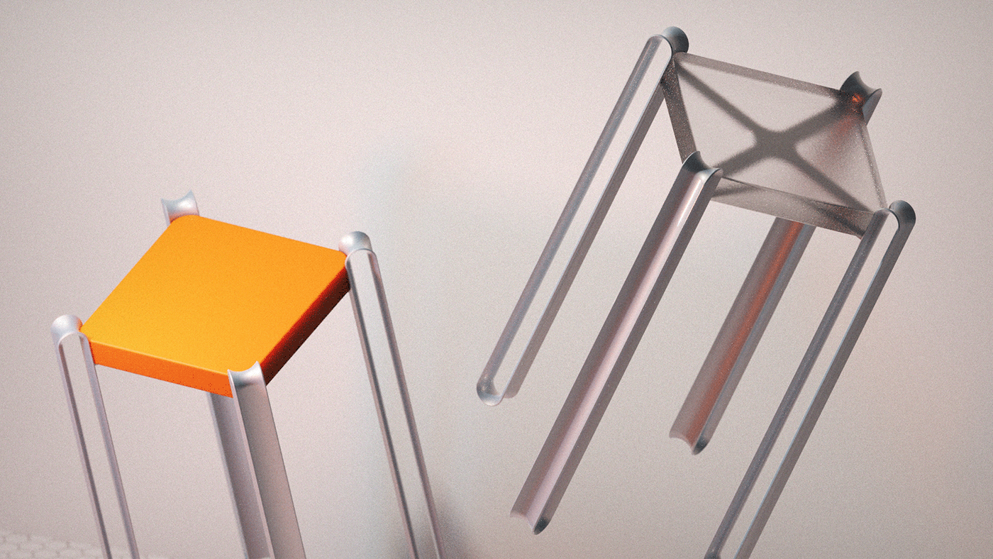 stool，furniture，Render，