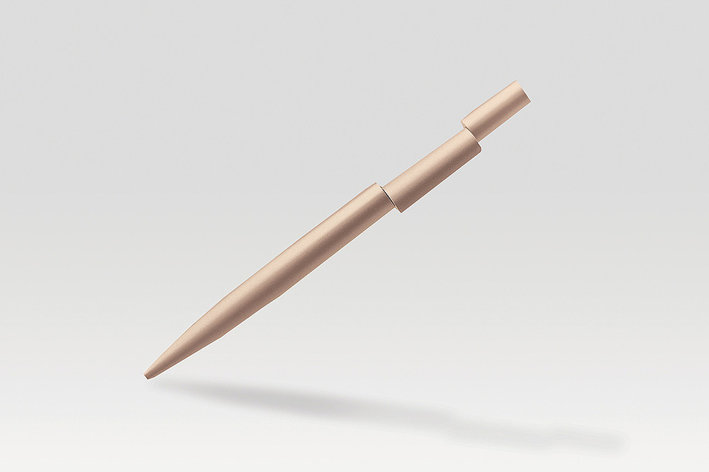 product design，Minimalist，Metal，dislocation，Water pen，