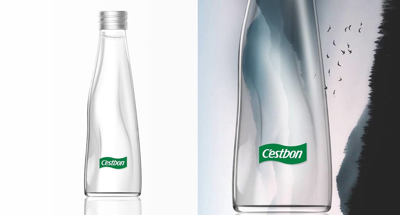 Bottle type, creative design, packaging，