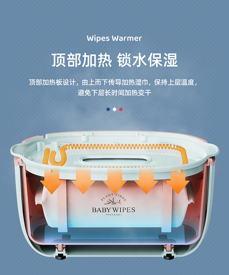 Constant temperature wet tissue heating box ~ o è des，