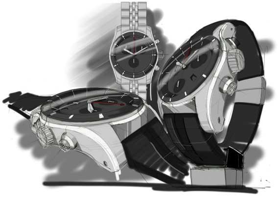 Clock design，Hand painted ，marker pen，