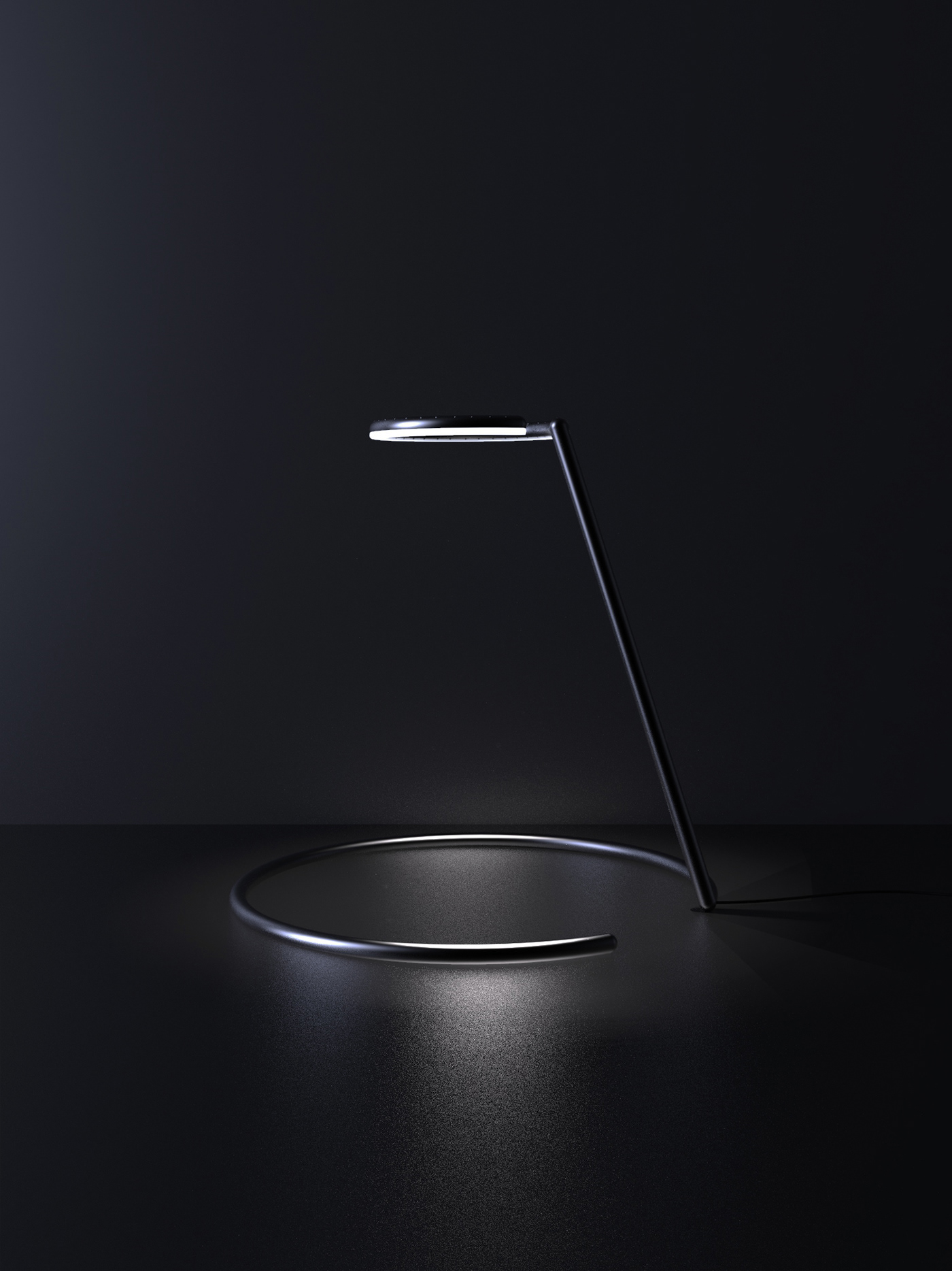 Circle，Desk lamp，Simplicity，Receive，desk，