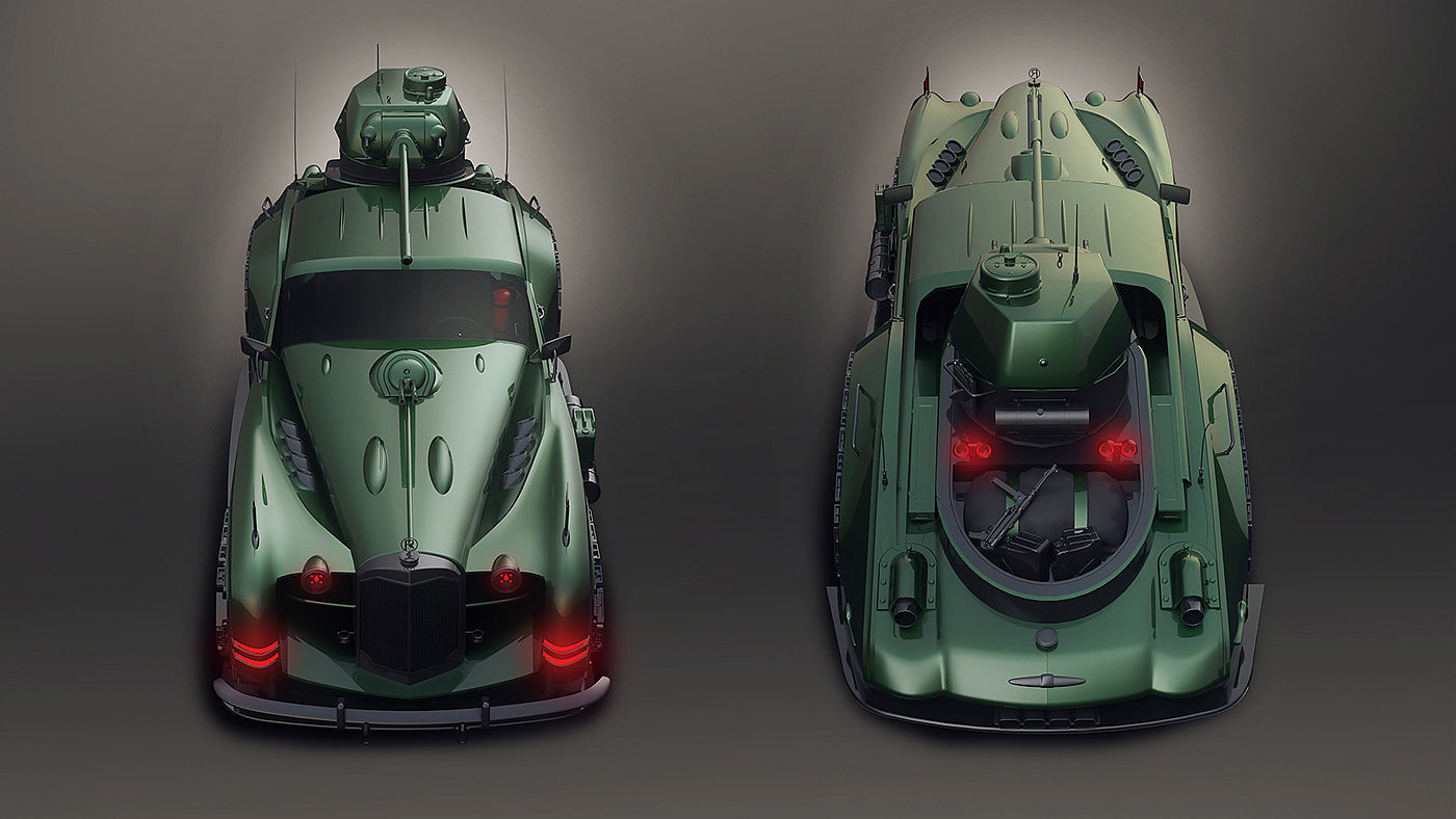 automobile，Red Skull，Modeling design，concept，