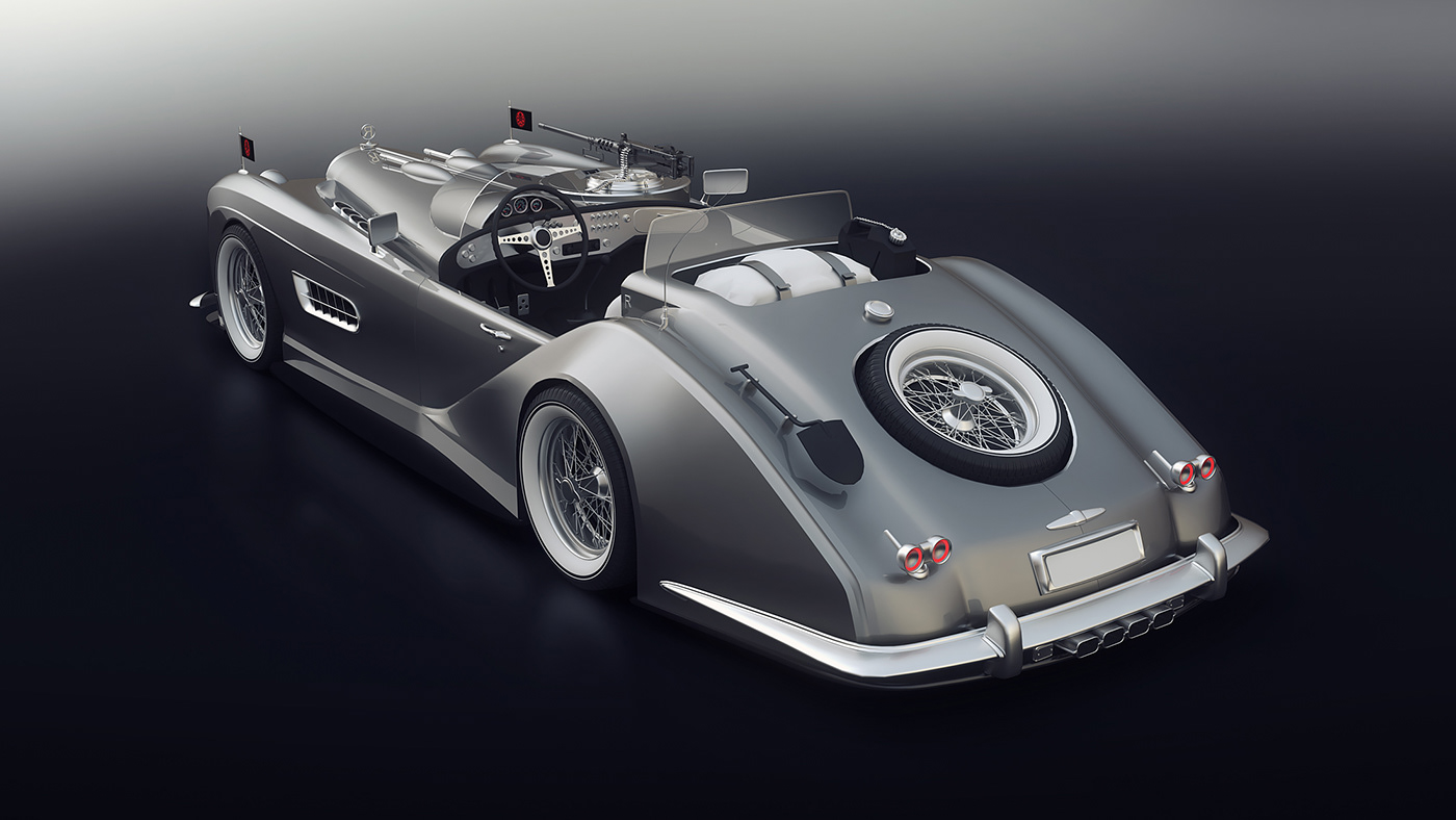 automobile，Red Skull，Modeling design，concept，