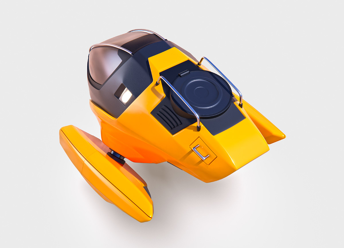 submarine，c4d，Anorep，Hand drawn，concept，