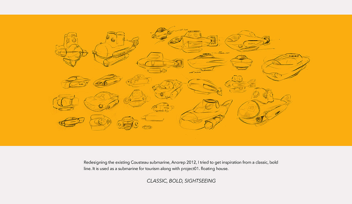 submarine，c4d，Anorep，Hand drawn，concept，