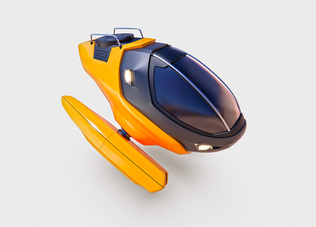 submarine，c4d，Anorep，Hand drawn，concept，