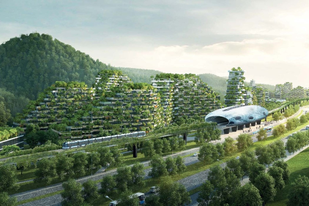 Vertical forest，Green building，Greening landscape，Energy saving building，Renewable energy，