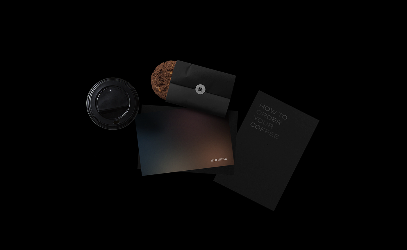 Sunrise Coffee，咖啡包装，图形设计，包装，