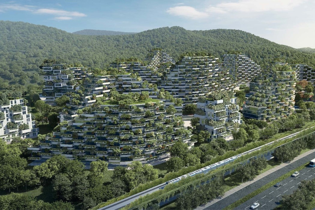 Vertical forest，Green building，Greening landscape，Energy saving building，Renewable energy，
