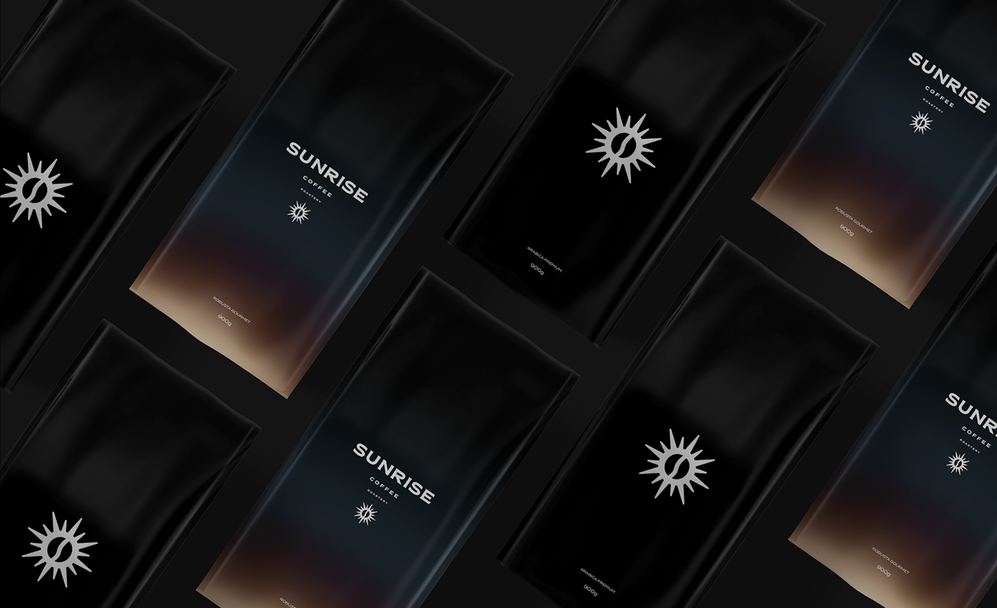 Sunrise Coffee，Coffee packaging，graphic design ，packing，