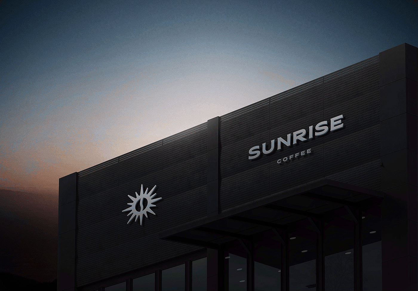 Sunrise Coffee，咖啡包装，图形设计，包装，